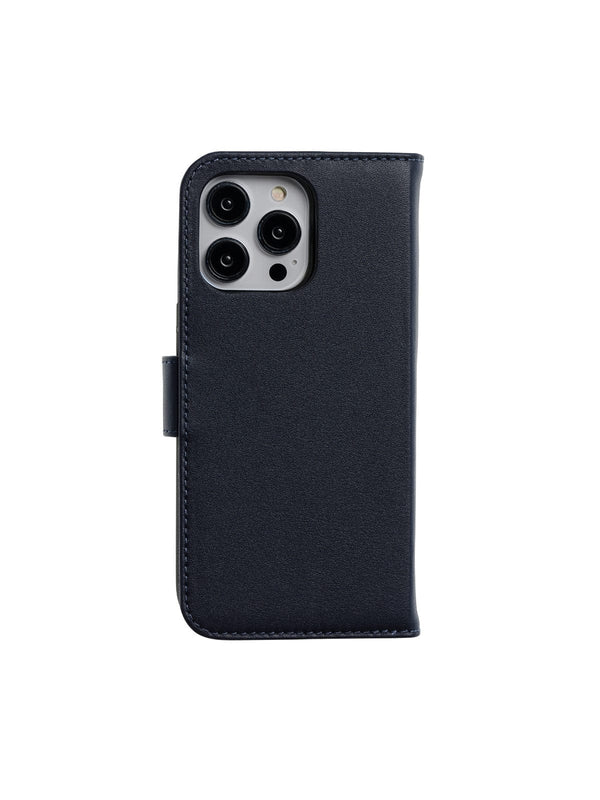 The Personal Print Phone Cases Navy / iPhone 15 Pro Max Magnetic Wallet Magsafe Genuine Nappa iPhone Case#colour_Navy