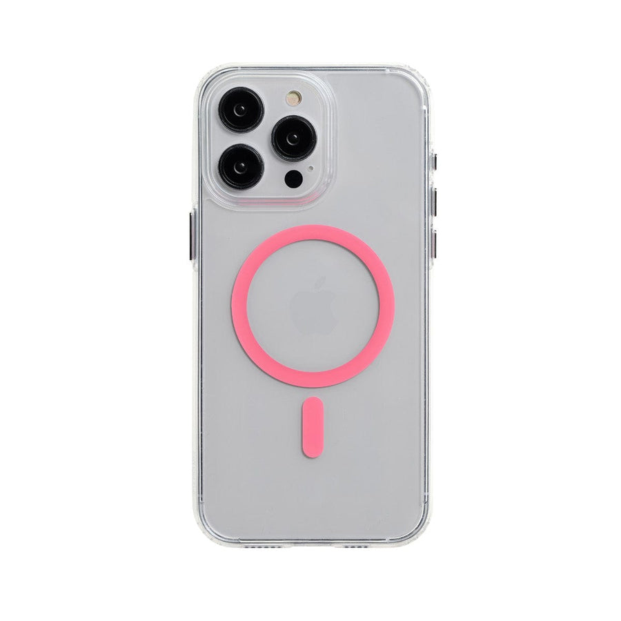 Super Shield Phone Cases Hot Pink / iPhone 15 Pro Max Magsafe Colour Ring iPhone Case