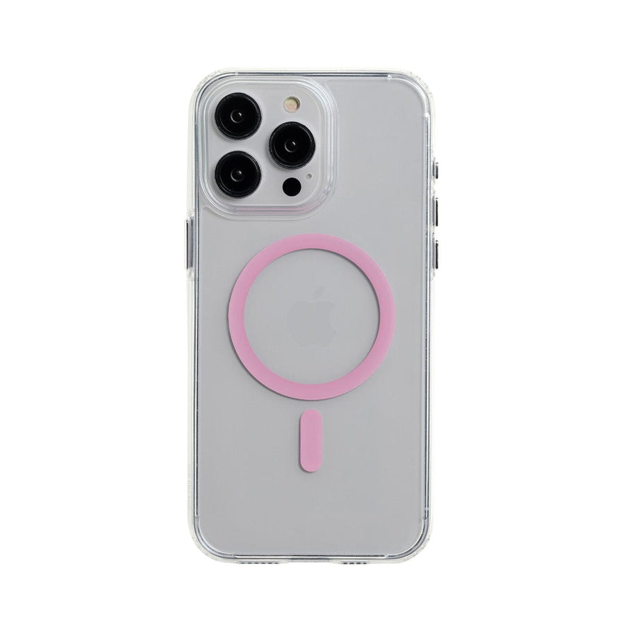 Super Shield Phone Cases Light Pink / iPhone 15 Pro Max Magsafe Colour Ring iPhone Case#colour_Light Pink