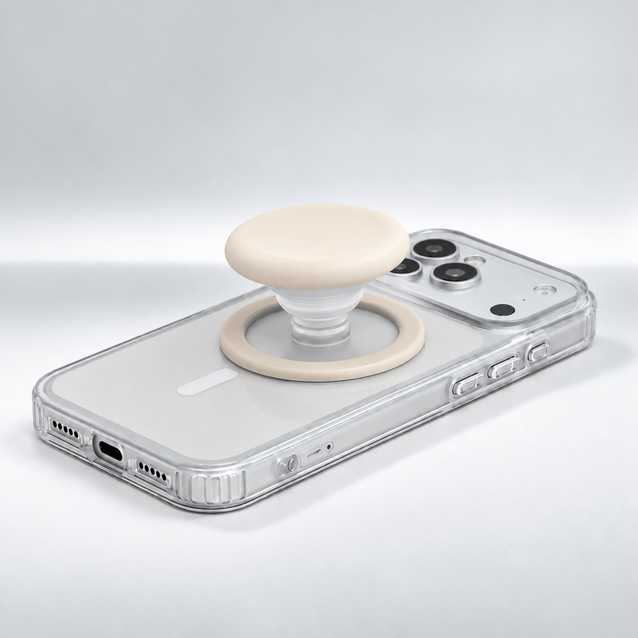 MOUNT IT Finger Grip Grey MagSafe Grip