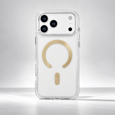 Super Shield Phone Cases Gold / iPhone 18 Pro MagSafe IMD Ring Clear Case for iPhone 18 Pro & Pro Max