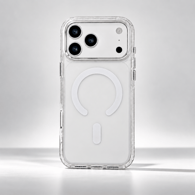 Super Shield Phone Cases Metallic Silver / iPhone 18 Pro MagSafe IMD Ring Clear Case for iPhone 18 Pro & Pro Max