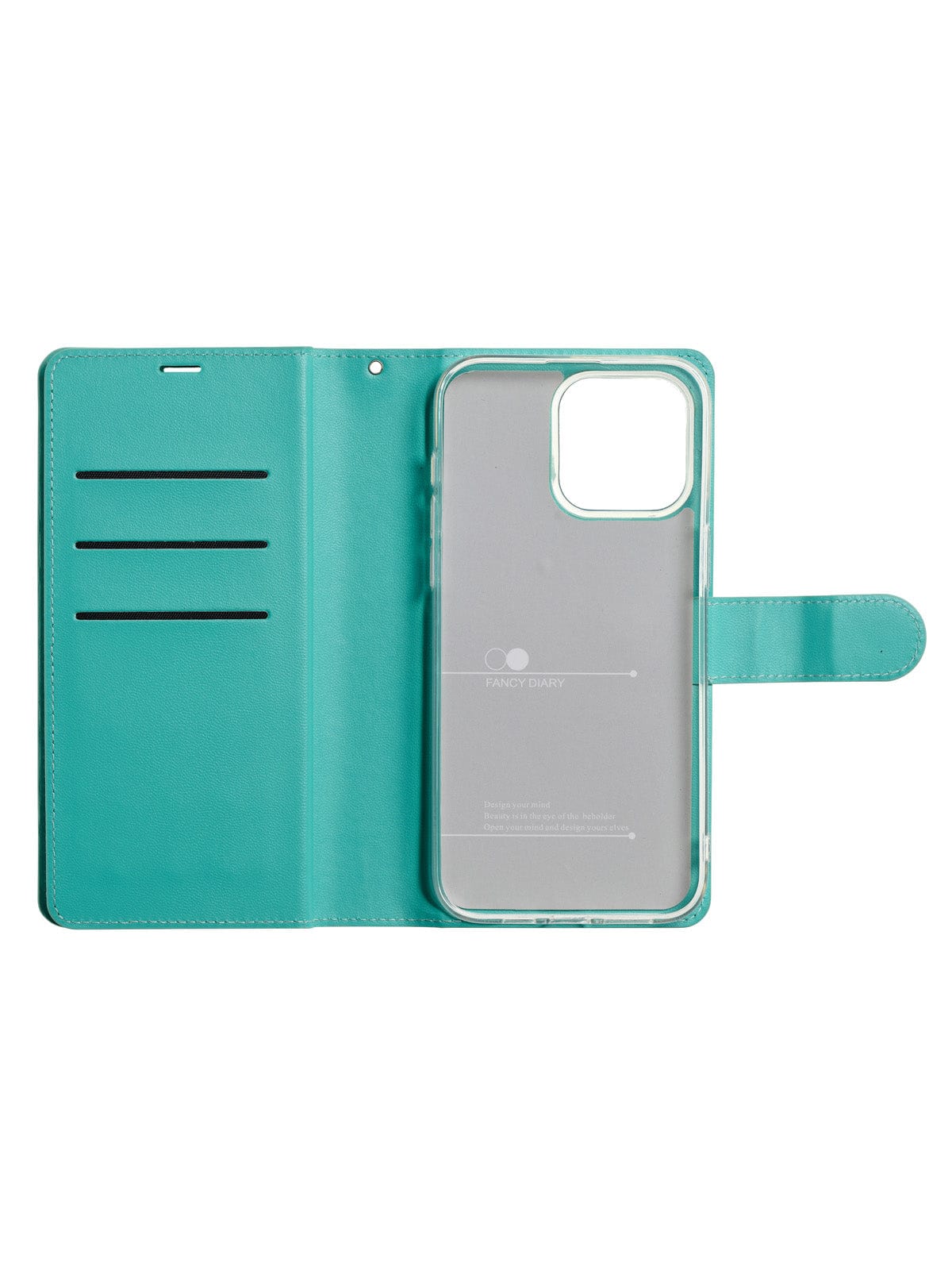 Diamond & Anchor Phone Cases Monsoon Wallet Plus iPhone Case#colour_Max Teal