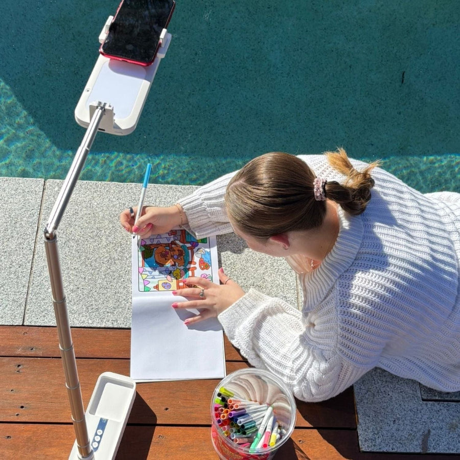 Overhead Phone Holder w In-built Lighting – Fone King