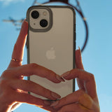 Patchworks Phone Cases iPhone 12 Mini / Clear & Black PATCHWORKS Lumina iPhone Case