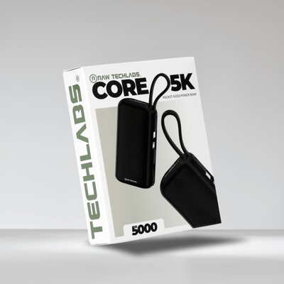 Raw TechLabs Power Banks Raw Techlabs Power Bank with In-Built Cables