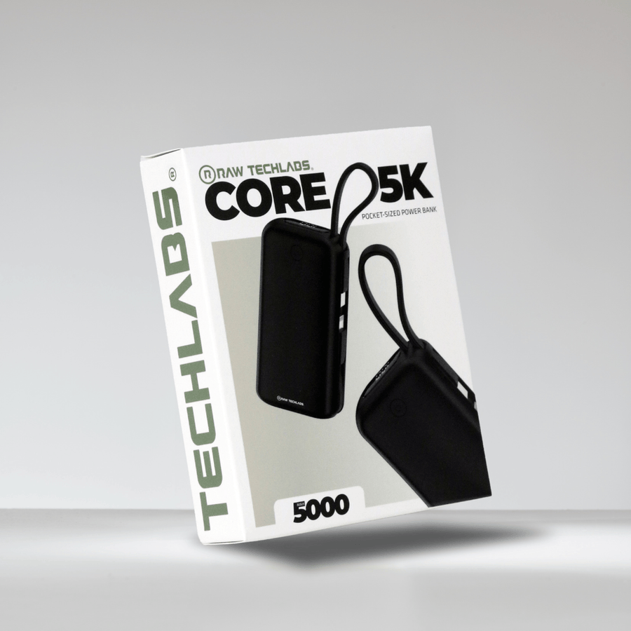 Raw TechLabs Power Banks Raw Techlabs Power Bank with In-Built Cables