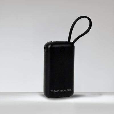 Raw TechLabs Power Banks Raw Techlabs Power Bank with In-Built Cables