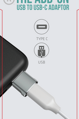 Raw Tech Labs Gadgets RAW TECHLABS USB to USB-C Adaptor