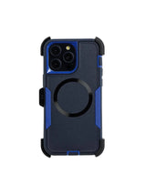 Fone King Navy on Black / iPhone 16 Rugged MagSafe iPhone 16 Series