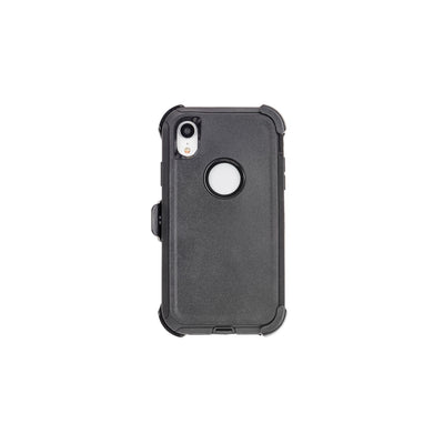Super Shield Phone Case Black on Black / iPhone XR Rugged Series iPhone Case