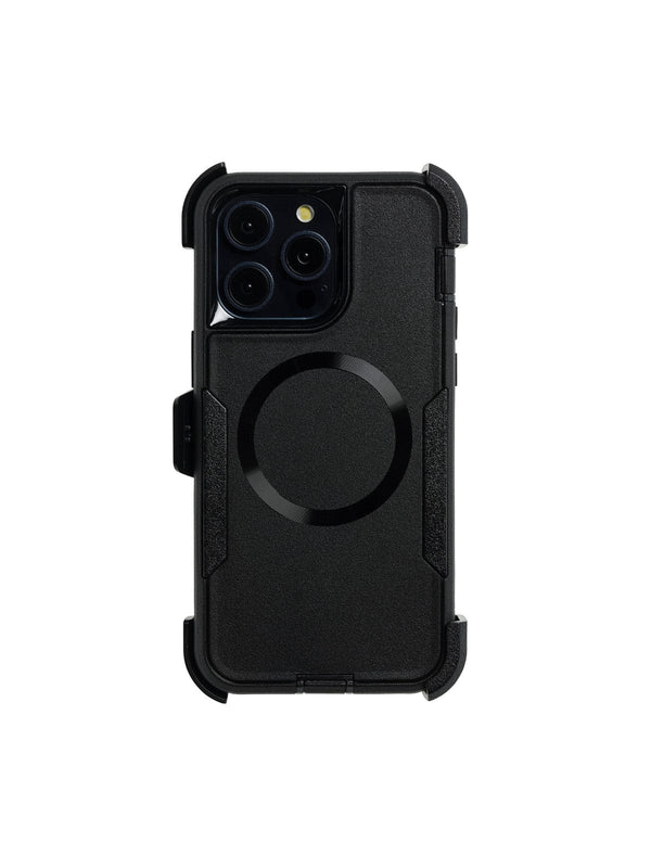 Super Shield Phone Cases Rugged Series Magsafe iPhone Case#colour_Black on Black