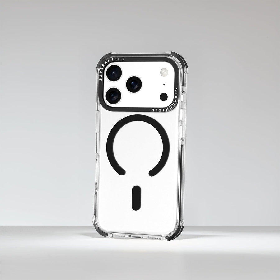 Super Shield Phone Case Clear and Black / iPhone 17 Spectre Magsafe iPhone 17 Case