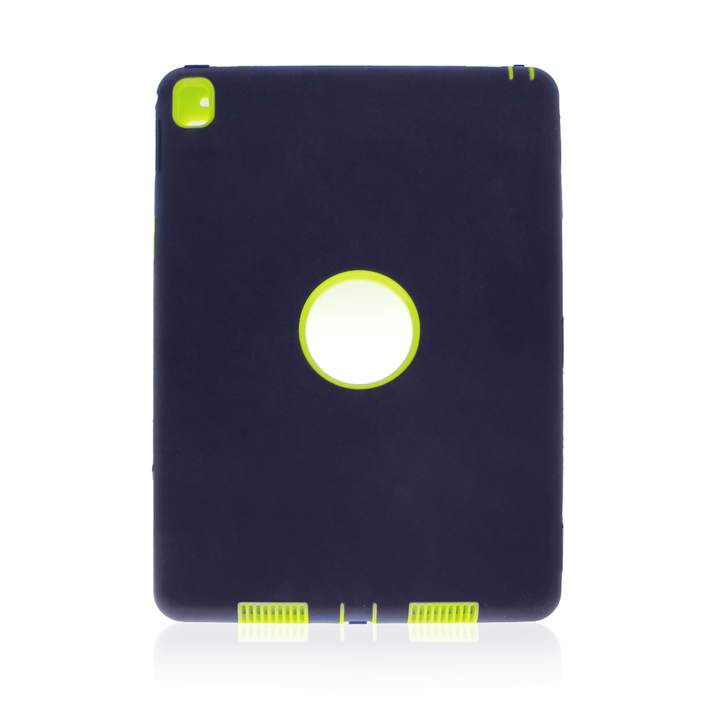 Super Shield iPad & Tablet Cases NAVY/YELLOW GREEN SUPER SHIELD  PROTECTIVE RANGE RUBBER BOUNCE IPAD AIR 2