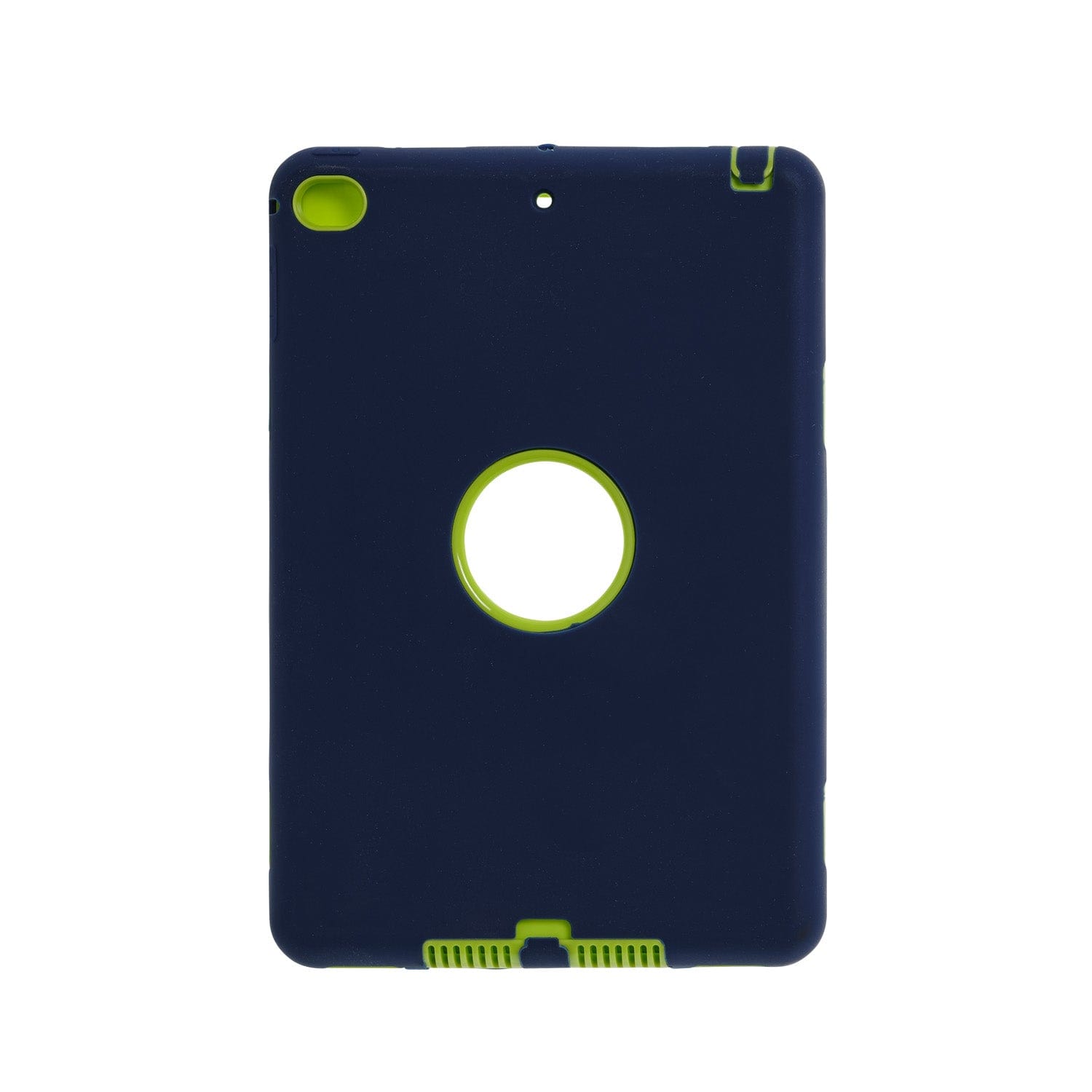 Super Shield iPad & Tablet Cases SUPER SHIELD  PROTECTIVE RANGE RUBBER BOUNCE IPAD MINI 1/2/3#Colour_Navy on Yellow Green