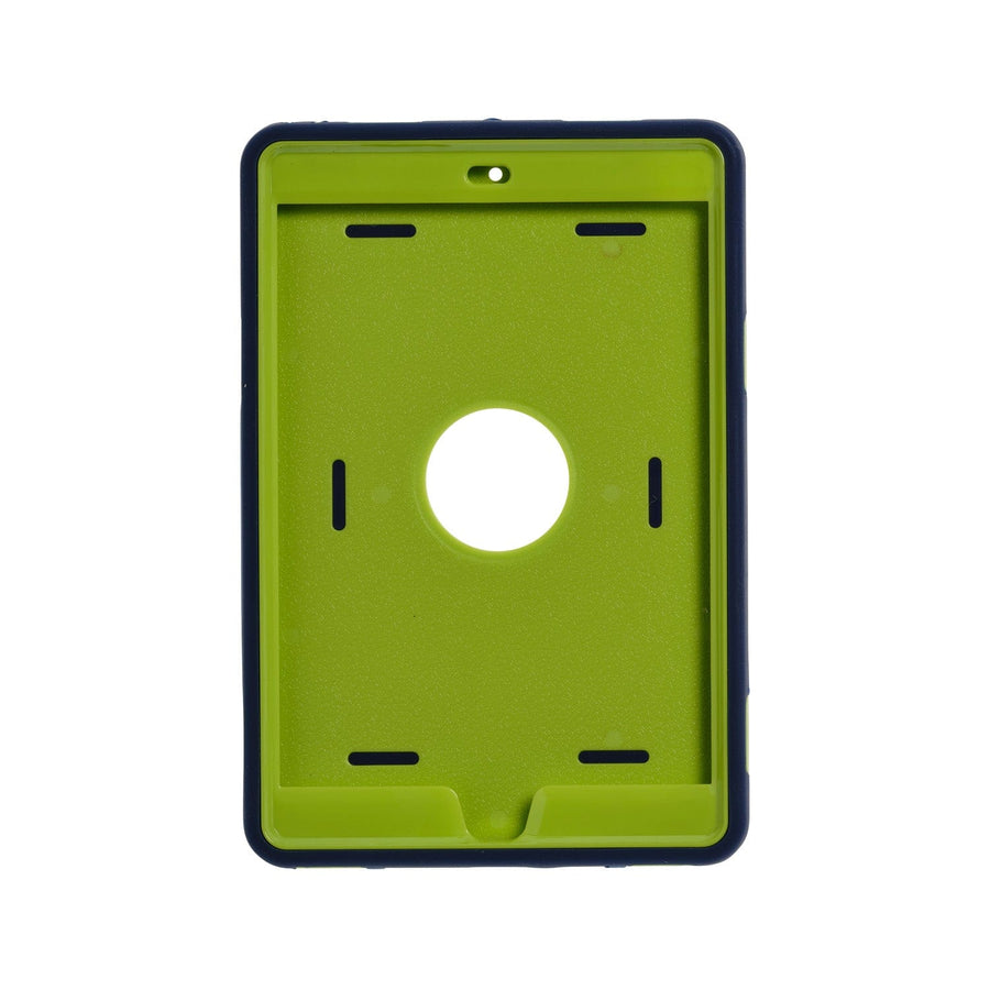 Super Shield iPad & Tablet Cases SUPER SHIELD  PROTECTIVE RANGE RUBBER BOUNCE IPAD MINI 1/2/3#Colour_Navy on Yellow Green