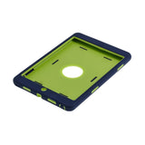 Super Shield iPad & Tablet Cases SUPER SHIELD  PROTECTIVE RANGE RUBBER BOUNCE IPAD MINI 1/2/3#Colour_Navy on Yellow Green