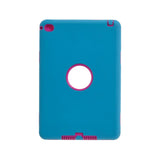 Super Shield iPad & Tablet Cases SUPER SHIELD  PROTECTIVE RANGE RUBBER BOUNCE IPAD MINI 1/2/3#Colour_Blue on Pink 