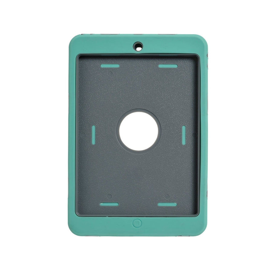 Super Shield iPad & Tablet Cases SUPER SHIELD  PROTECTIVE RANGE RUBBER BOUNCE IPAD MINI 1/2/3#Colour_Green on Grey