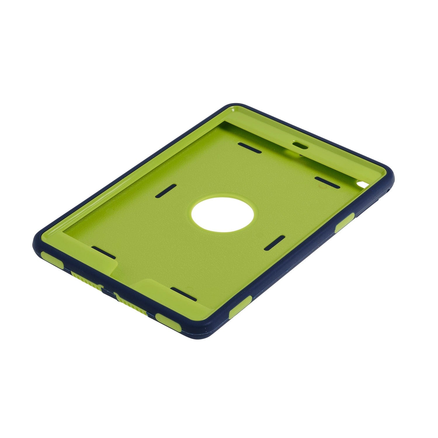 Super Shield iPad & Tablet Cases SUPER SHIELD  PROTECTIVE RANGE RUBBER BOUNCE IPAD MINI 1/2/3#Colour_Navy on Yellow Green