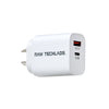 Raw TechLabs Cables & Chargers White Super Speed Wall Charger 30W