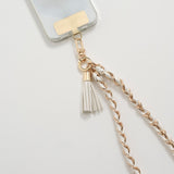 Amy Taylor X Hitched Crossbody Straps White / Gold - PRE ORDER - Estimated shipping 20th September The Nyx#Colour_White / Gold