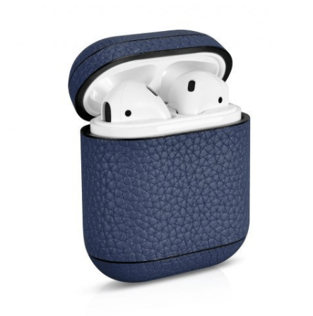 The Personal Print Audio Accessories AirPod 2nd Gen / Blue THE PERSONAL PRINT Nappa Leather EarPods Case