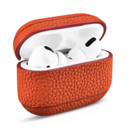 The Personal Print Audio Accessories AirPod Pro / Orange THE PERSONAL PRINT Nappa Leather EarPods Case