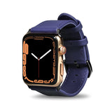 The Personal Print Phone Cases 41mm/40mm/38mm / Navy THE PERSONAL PRINT Nappa Leather Watch Band