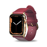 The Personal Print Phone Cases 41mm/40mm/38mm / Red THE PERSONAL PRINT Nappa Leather Watch Band