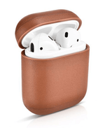 The Personal Print Audio Accessories Tan TPP GENUINE  CASE FOR EARPODS