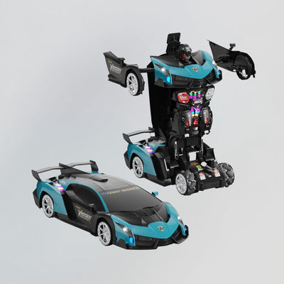 Fone King Blue Transformer RC Car
