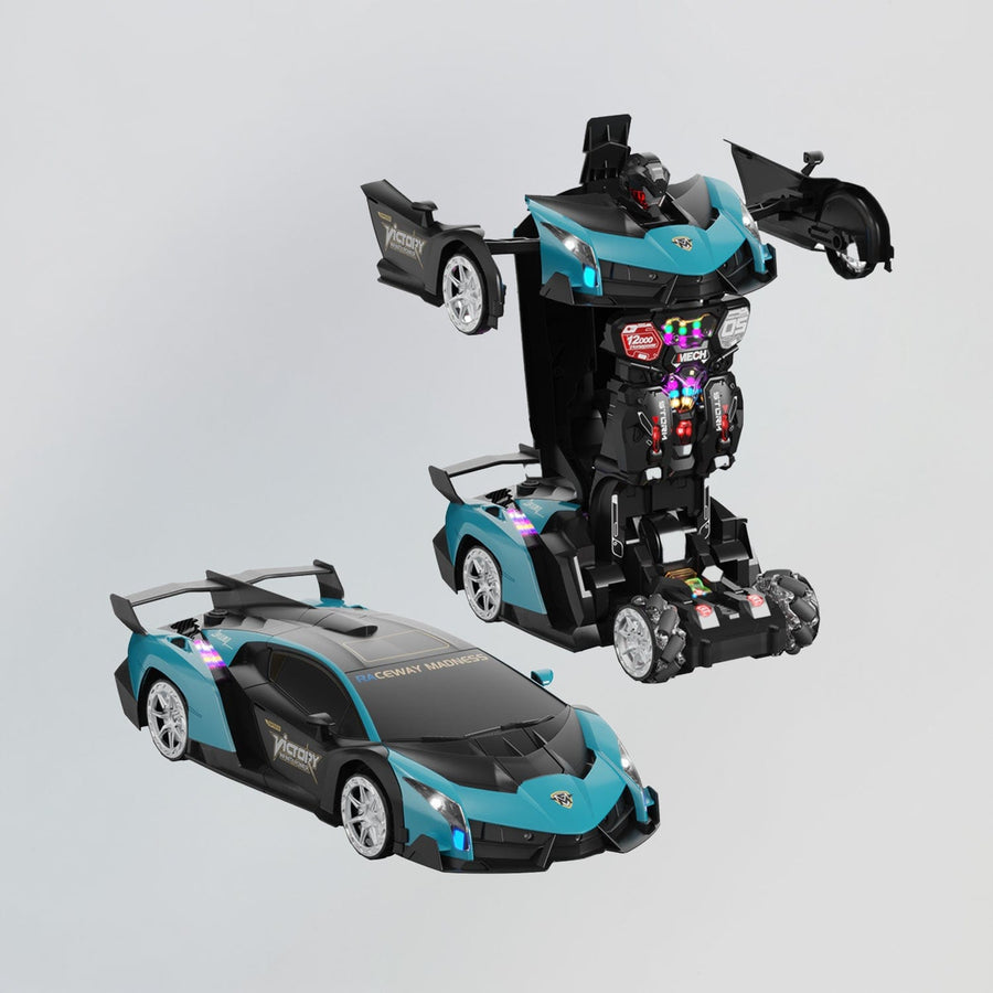 Fone King Blue Transformer RC Car