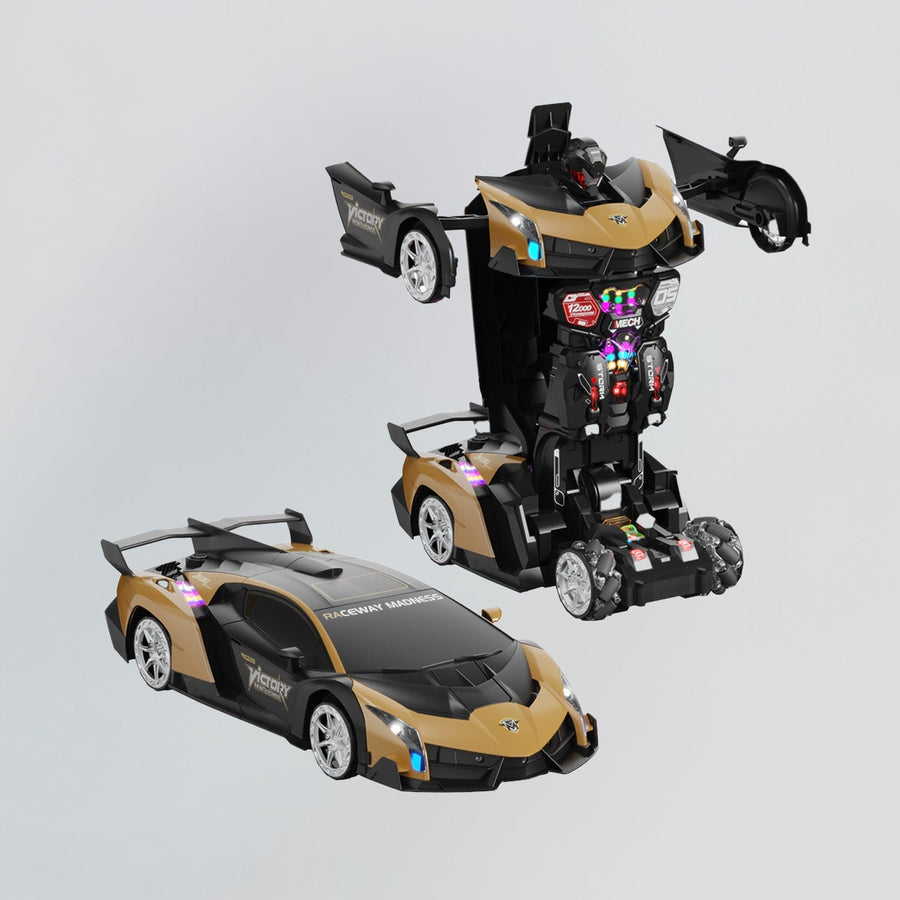 Fone King Gold Transformer RC Car