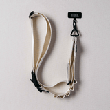 Hitched Crossbody Straps Loop Beige Trinity