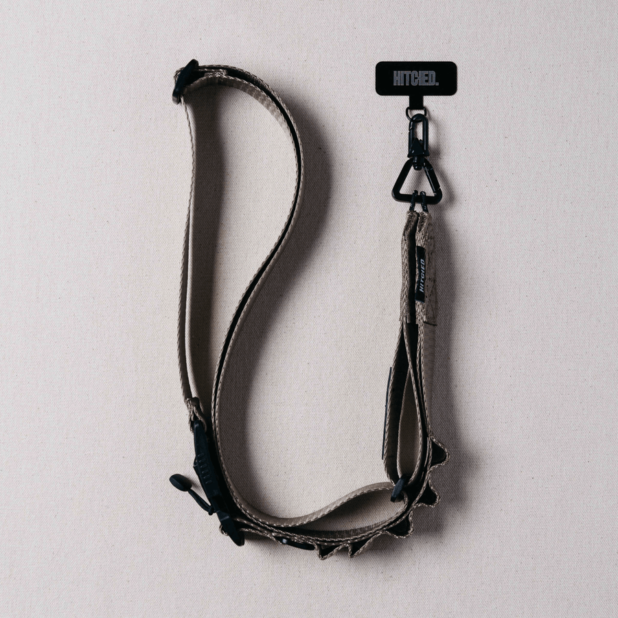 Hitched Crossbody Straps Loop Dark Grey Trinity